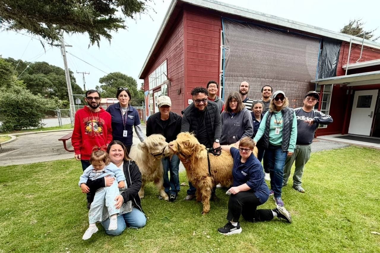 Group ranch visit with wheelchair access